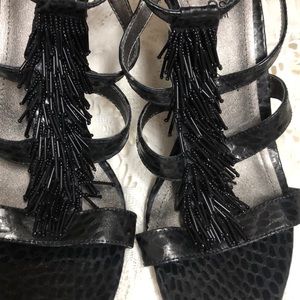 Kenneth Cole Reaction Tessa Black Suede Heel
